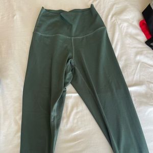 green yogalicious leggings